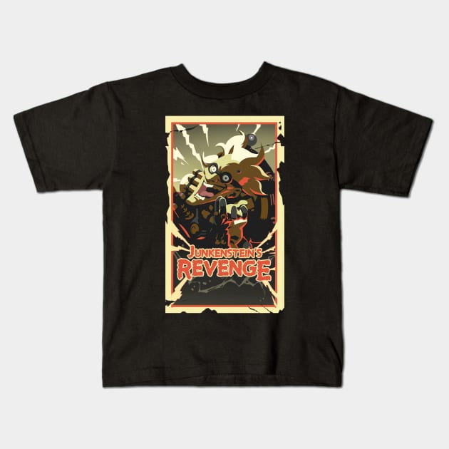 Junkrat Junkenstein's Revenge Kids T-Shirt by Genessis